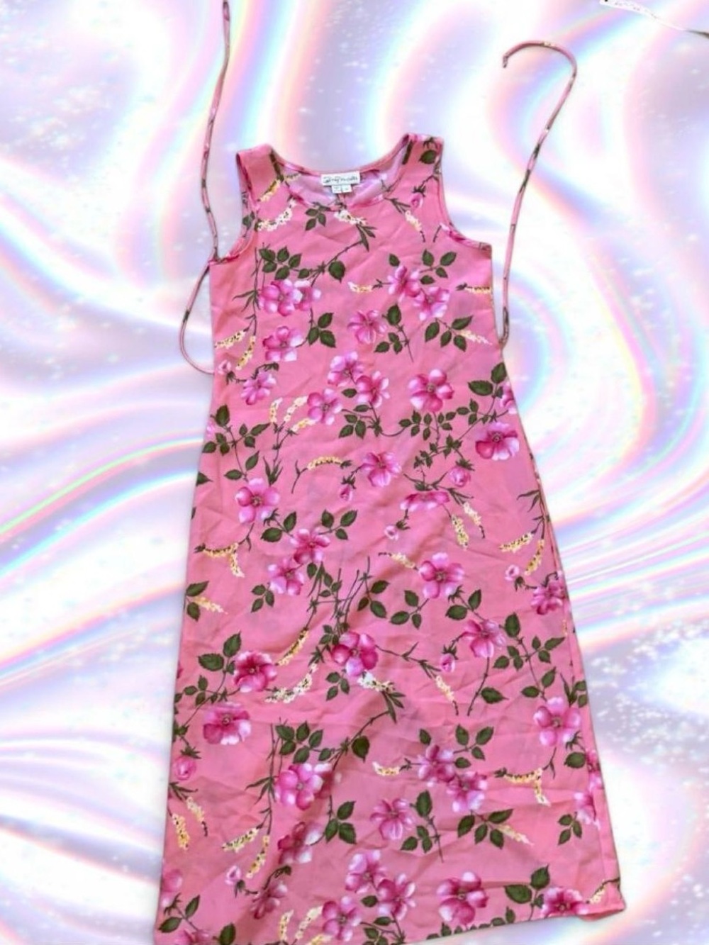 My Michelle Pink Floral Maxi Dress